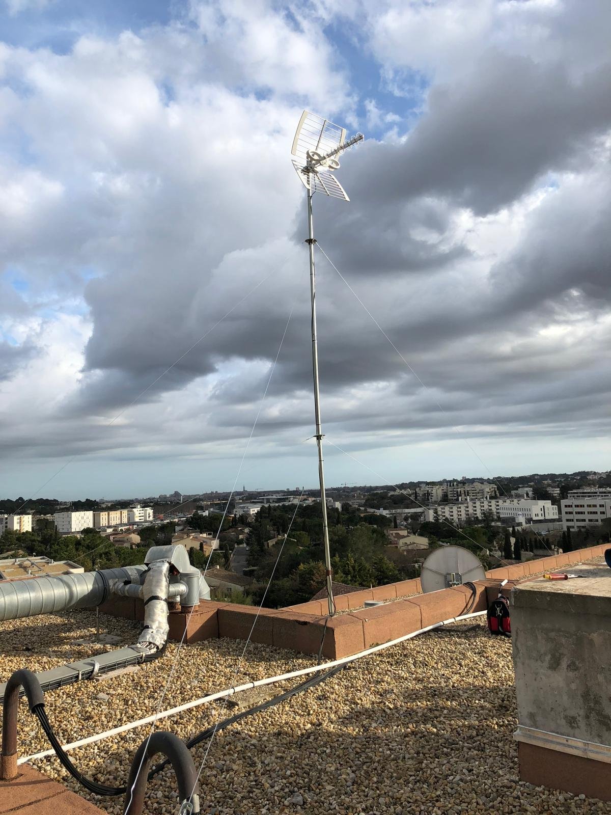 Installation antenne collective parabole Montpellier